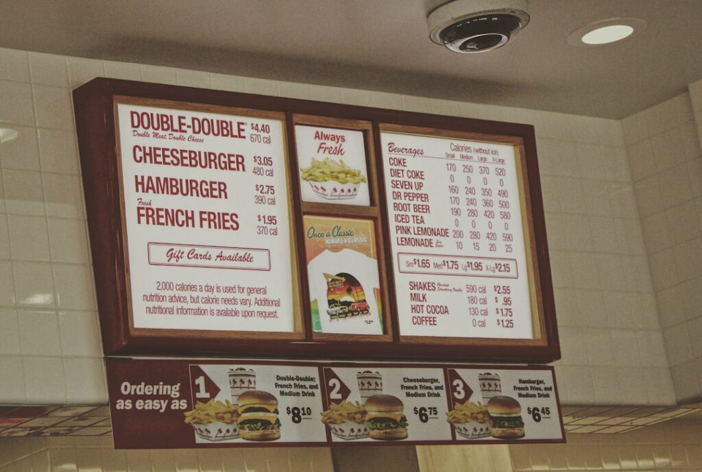 Photo Cost-effective menu