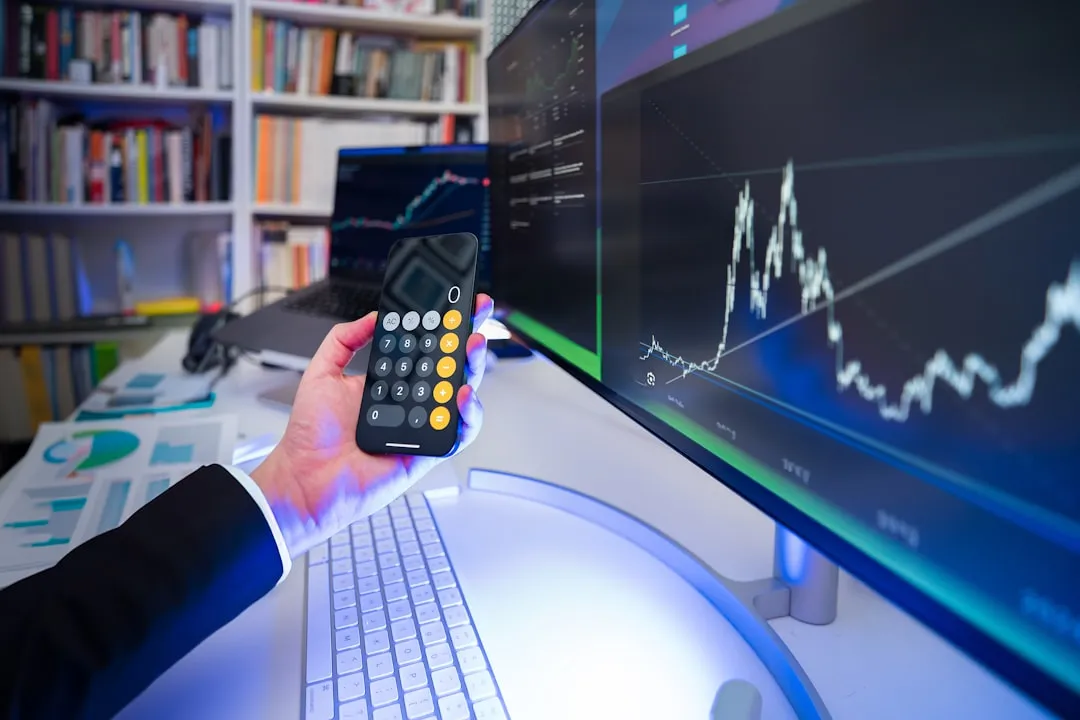 Photo stock market analysis