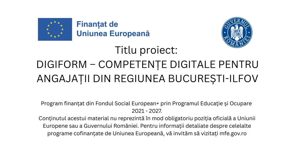 Ghid complet pentru înscrierea în proiectul DIGIFORM: Pași, condiții și oportunități